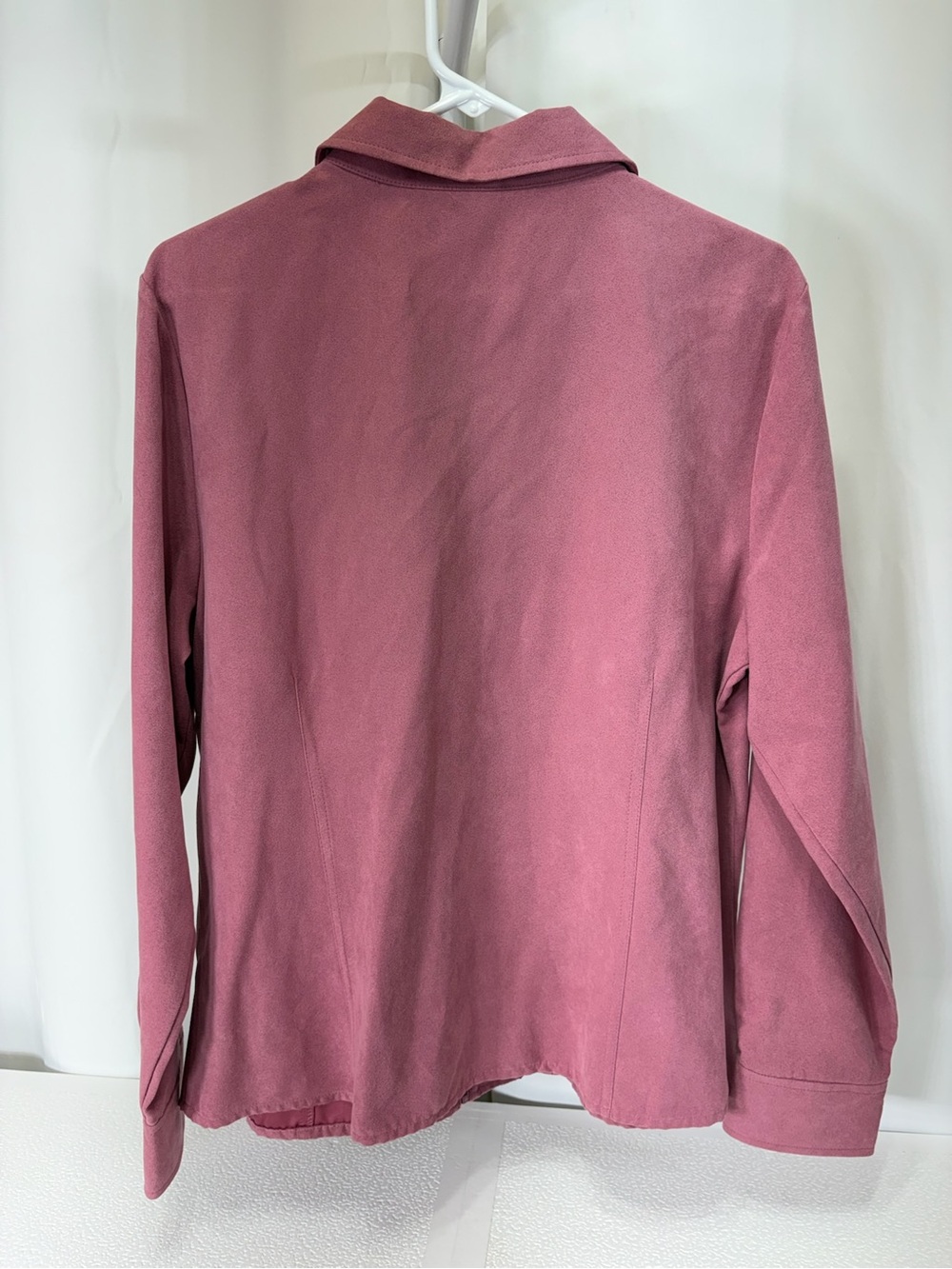 Sonoma Dusty Rose Zip-Front Jean Jacket 3492 - Picture 2 of 12